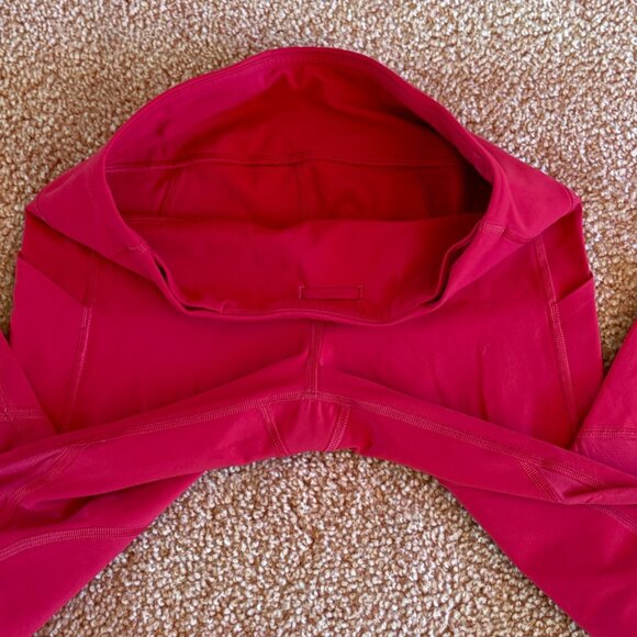 Lululemon Pace Rival Crop 22" Luxtreme Dark Red Mid-Rise Running Leggings 6 - Picture 5 of 12
